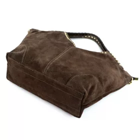    Dámska kožená kabelka Camilla PREMIUM 10.003 hnedá 50 x 30 x 12 cm