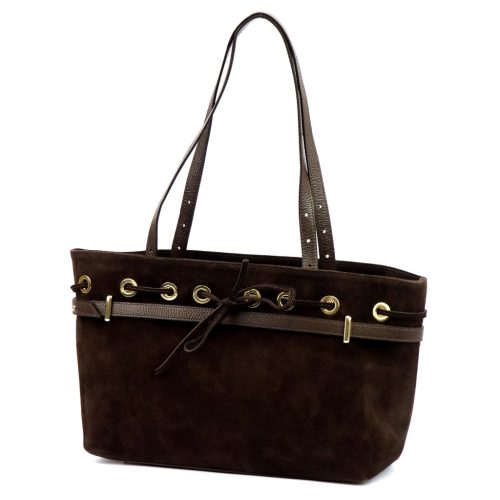  Dámska kožená kabelka Camilla PREMIUM 10.005 hnedá 42 x 24 x 13 cm