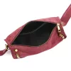  Dámska kožená kabelka Luka 25-087 bordovej farby 27 x 14 x 11 cm