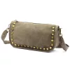  Dámska kožená kabelka Luka 25-087 v béžovej farbe 27 x 14 x 11 cm