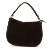  Luka 24-085 Dámska kožená kabelka v zlatej hnedej farbe 31 x 23 x 8 cm