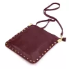  Dámska kožená kabelka Luka 26-003 DOLLARO bordovej farby 26 x 26 x 4 cm