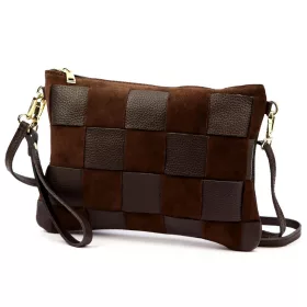    Dámska kožená kabelka Luka 26-005 hnedej farby 27 x 19 x 6 cm