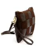  Dámska kožená kabelka Luka 26-005 hnedej farby 27 x 19 x 6 cm