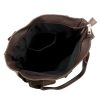  Dámska kožená kabelka Angelo 01-001-2 hnedá 30 x 40 x 14 cm