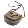  Dámska kožená crossbody kabelka Luka 25-045 béžovej farby 19,5 x 18 x 10 cm