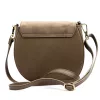  Dámska kožená crossbody kabelka Luka 25-045 béžovej farby 19,5 x 18 x 10 cm