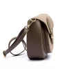  Dámska kožená crossbody kabelka Luka 25-045 béžovej farby 19,5 x 18 x 10 cm