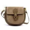  Dámska kožená crossbody kabelka Luka 25-045 béžovej farby 19,5 x 18 x 10 cm