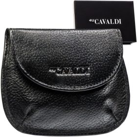    Dámska kožená peňaženka Cavaldi CW1997-NDM čierna, kľúčenka 12 x 9,5 x 1 cm