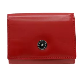   Dámska kožená peňaženka Peterson PTN 74892-NGV s RFID červenou farbou 12 x 9 x 3 cm