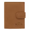  Pánska hnedá kožená peňaženka Wild CZ-04L-HLF s RFID ochranou 9,5 x 12,5 x 2,5 cm