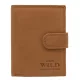  Pánska hnedá kožená peňaženka Wild CZ-04L-HLF s RFID ochranou 9,5 x 12,5 x 2,5 cm