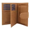  Pánska hnedá kožená peňaženka Wild CZ-04L-HLF s RFID ochranou 9,5 x 12,5 x 2,5 cm