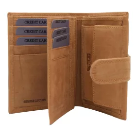    Pánska hnedá kožená peňaženka Wild CZ-04L-HLF s RFID ochranou 9,5 x 12,5 x 2,5 cm