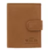  Pánska hnedá kožená peňaženka Wild CZ-04L-HLF s RFID ochranou 9,5 x 12,5 x 2,5 cm