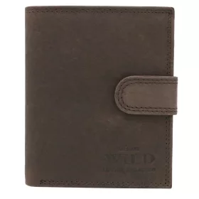    Pánska kožená peňaženka Wild CZ-13L-HLF RFID hnedá 10 x 12 x 3 cm