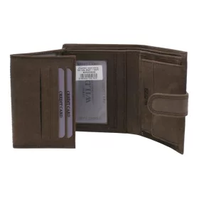    Pánska kožená peňaženka Wild CZ-13L-HLF RFID hnedá 10 x 12 x 3 cm