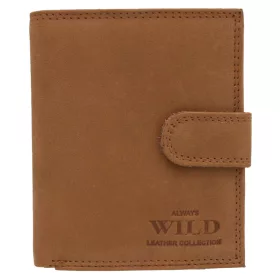    Pánska kožená peňaženka Wild CZ-13L-HLF v koňakovej farbe 10 x 12 x 3 cm
