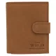  Pánska kožená peňaženka Wild CZ-13L-HLF v koňakovej farbe 10 x 12 x 3 cm