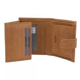    Pánska kožená peňaženka Wild CZ-13L-HLF v koňakovej farbe 10 x 12 x 3 cm