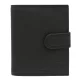  Pánska kožená peňaženka Wild CZ-13L-HLF čierna 10 x 12 x 3 cm