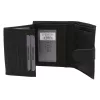  Pánska kožená peňaženka Wild CZ-13L-HLF čierna 10 x 12 x 3 cm