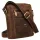 Pánska kožená kabelka Peterson PTN 2505840-NSH hnedá 16 x 21 x 6 cm