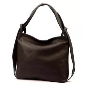    Luka 26-019 DOLLARO hnedá dámska kožená kabelka cez rameno, batoh 40 x 35 x 10 cm