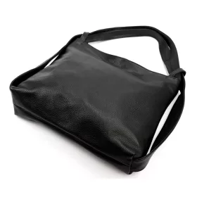    Luka 26-019 DOLLARO čierna dámska kožená kabelka cez rameno, batoh 40 x 35 x 10 cm