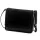  Dámska kožená crossbody kabelka Luka 26-016 čierna 21 x 16 x 8 cm
