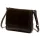  Dámska kožená crossbody kabelka Luka 26-016 tmavohnedá 21 x 16 x 8 cm