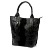  Dámska kabelka cez rameno Luka 26-026 z kože s krokodílím vzorom, shopper 40 x 36 x 19 cm