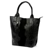  Dámska kabelka cez rameno Luka 26-026 z kože s krokodílím vzorom, shopper 40 x 36 x 19 cm