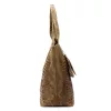  Dámska kabelka cez rameno Luka 26-026 svetlohnedá s krokodílím vzorom, kožená, shopper 40 x 36 x 19 cm