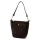  Luka 26-018 tmavohnedá dámska semišová kožená kabelka cez rameno, crossbody kabelka 21 x 20 x 11 cm