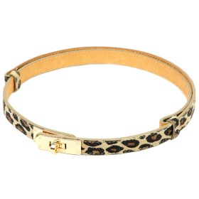 Luka PASEK 26-030 mintás női velúr bőr öv 100 x 2 cm