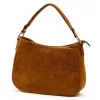  Luka 24-085 Dámska kožená kabelka v zlatej hnedej farbe 31 x 23 x 8 cm