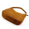  Luka 24-085 Dámska kožená kabelka v zlatej hnedej farbe 31 x 23 x 8 cm