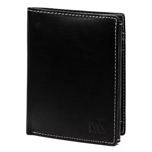  Pánska kožená peňaženka Money Kepper CC 5400 čierna 9,5 x 13 x 2 cm