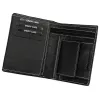  Pánska kožená peňaženka Money Kepper CC 5400 čierna 9,5 x 13 x 2 cm