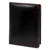  Pánska kožená peňaženka Money Kepper CC 5400 čierno-červená 9,5 x 13 x 2 cm