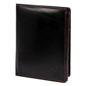    Pánska kožená peňaženka Money Kepper CC 5400 čierno-červená 9,5 x 13 x 2 cm