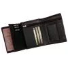  Pánska kožená peňaženka Money Kepper CC 5400 čierno-červená 9,5 x 13 x 2 cm