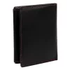  Pánska kožená peňaženka Money Kepper CC 5400 čierno-červená 9,5 x 13 x 2 cm