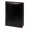  Pánska kožená peňaženka Money Kepper CC 5400 čierno-červená 9,5 x 13 x 2 cm