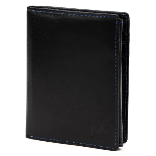  Pánska kožená peňaženka Money Kepper CC 5400 čierna 9,5 x 13 x 2 cm