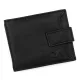  Pánska peňaženka Money Kepper CC 6001B v2 z čiernej hovädzej kože