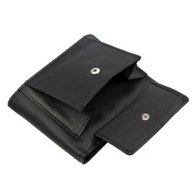    Pánska peňaženka Money Kepper CC 6001B v2 z čiernej hovädzej kože