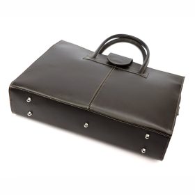    Dámska kožená aktovka Camilla 778 tmavohnedá 40 x 30 x 10 cm